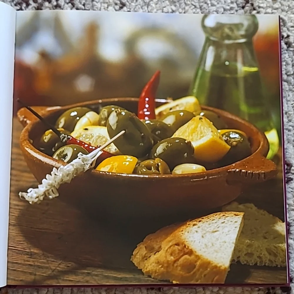 Hardcover Tapas Cookbook by Susan Tee, Vintage